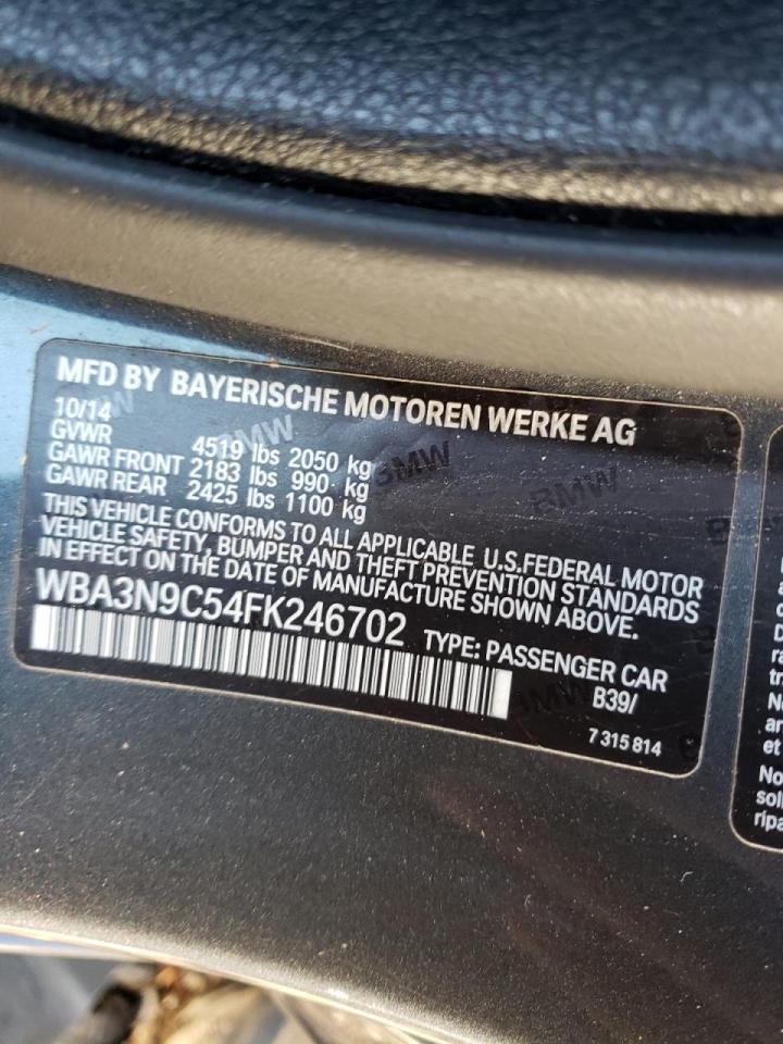 Photo 10 from auction – 2015 BMW 428 XI with VIN WBA3N9C54FK246702