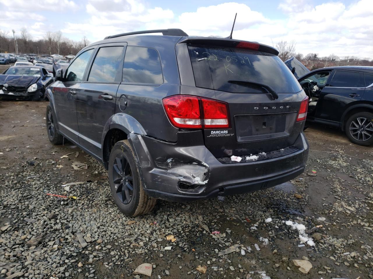 Photo 3 from auction – 2019 DODGE JOURNEY SE with VIN 3C4PDCBB2KT835378