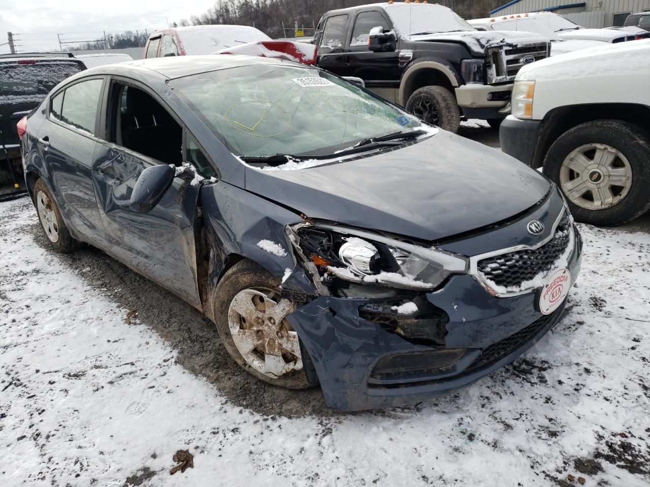 KIA FORTE LX 2016 with VIN KNAFK4A65G5569712 - Photo from auction