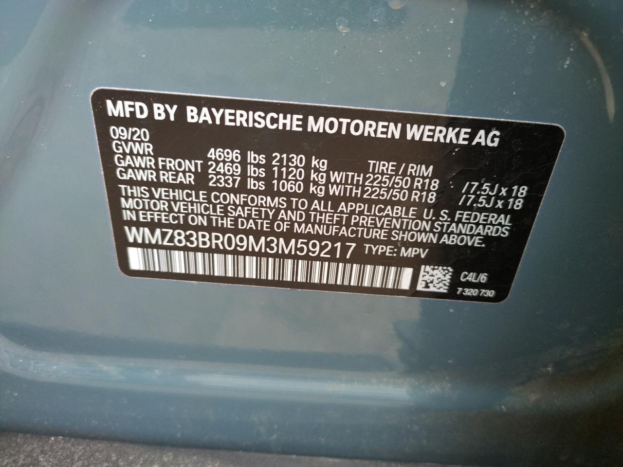Photo 10 from auction – 2021 MINI COOPER S C with VIN WMZ83BR09M3M59217