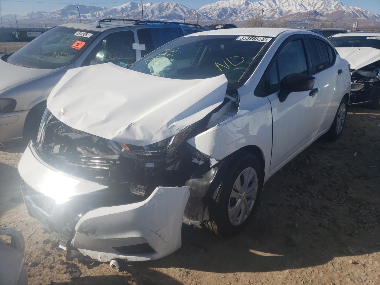 Photo 2 from auction – 2020 NISSAN VERSA S with VIN 3N1CN8BV3LL850205