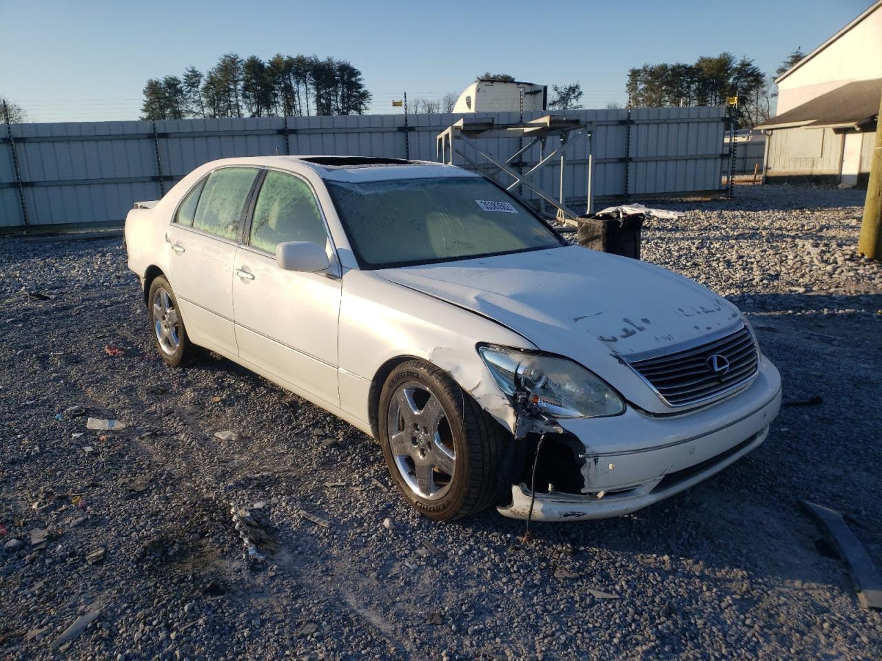 LEXUS LS 430 2005 with VIN JTHBN36F755004255 - Photo from auction