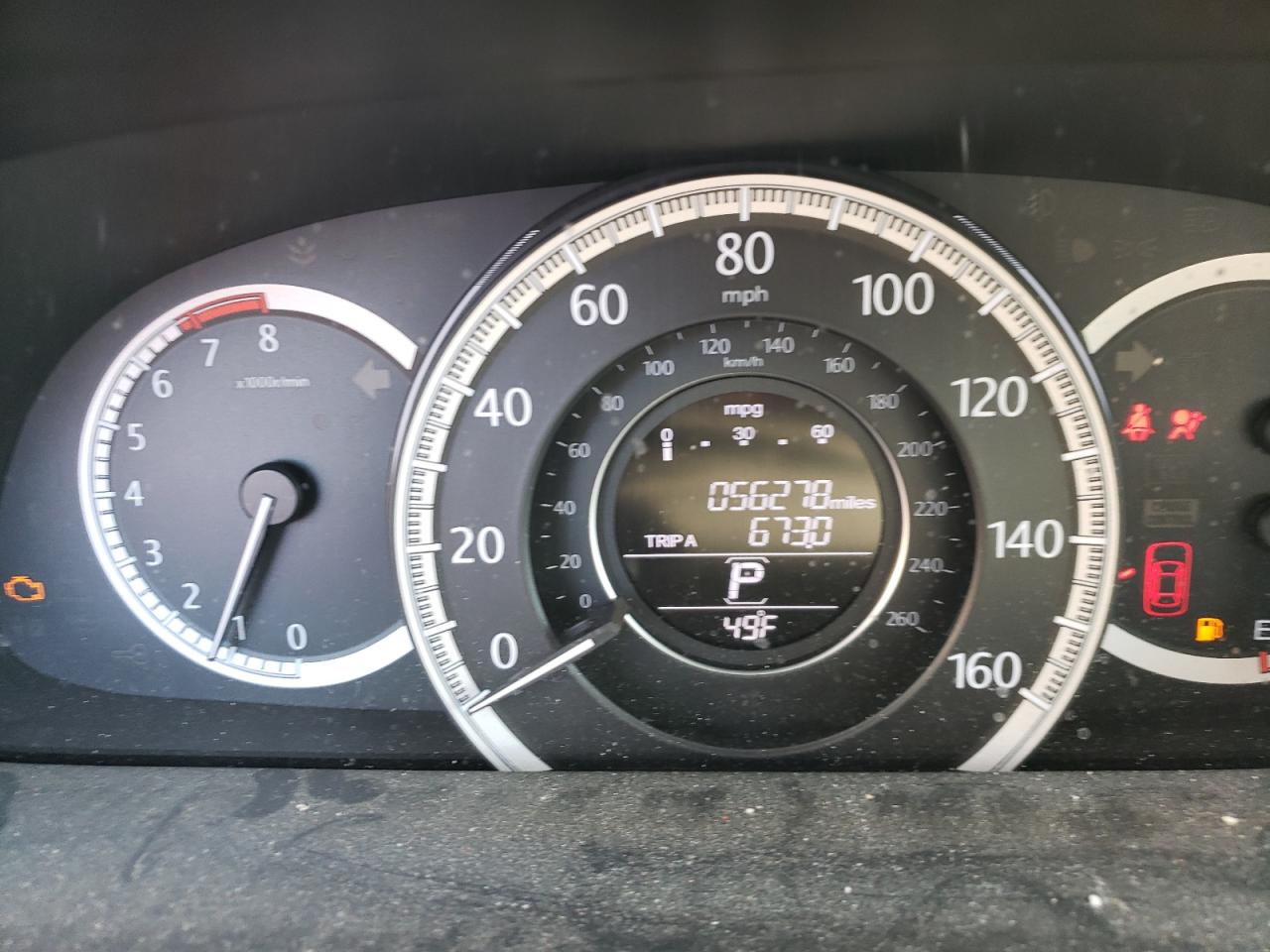 Photo 8 from auction – 2015 HONDA ACCORD EX with VIN 1HGCR2F72FA022234