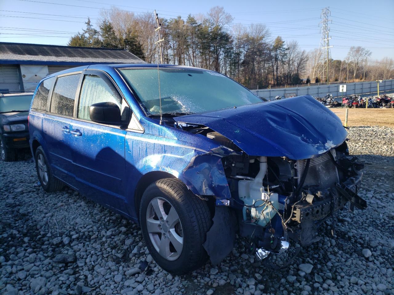 DODGE GRAND CARA 2013 with VIN 2C4RDGBGXDR659407 - Photo from auction