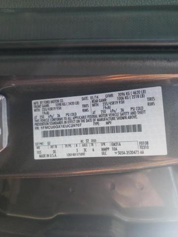 Photo 10 from auction – 2014 FORD ESCAPE SE with VIN 1FMCU0GX1EUC29707