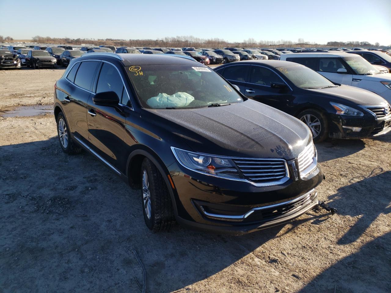 LINCOLN MKX SELECT 2017 with VIN 2LMPJ6KR6HBL53170 - Photo from auction