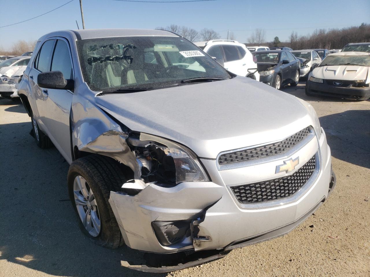 CHEVROLET EQUINOX LS 2015 with VIN 1GNALAEK9FZ102209 - Photo from auction