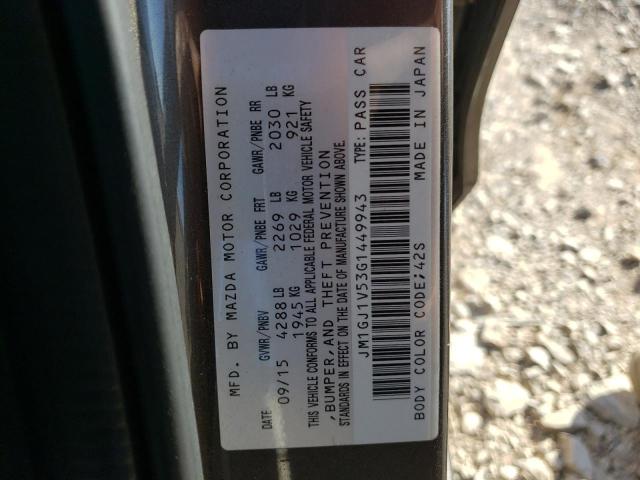 Photo 10 from auction – 2016 MAZDA 6 TOURING with VIN JM1GJ1V53G1449943
