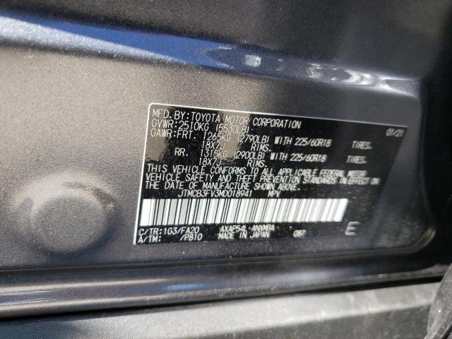 Photo 10 from auction – 2021 TOYOTA RAV4 PRIME with VIN JTMCB3FV3MD018941