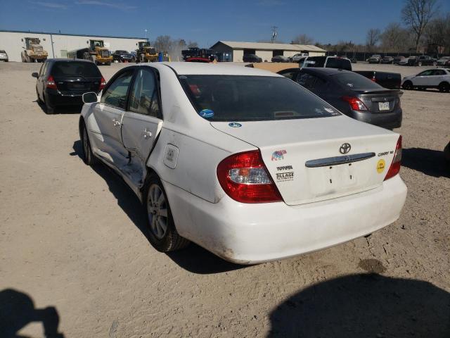 Photo 3 from auction – 2002 TOYOTA CAMRY LE with VIN 4T1BE30K32U100808