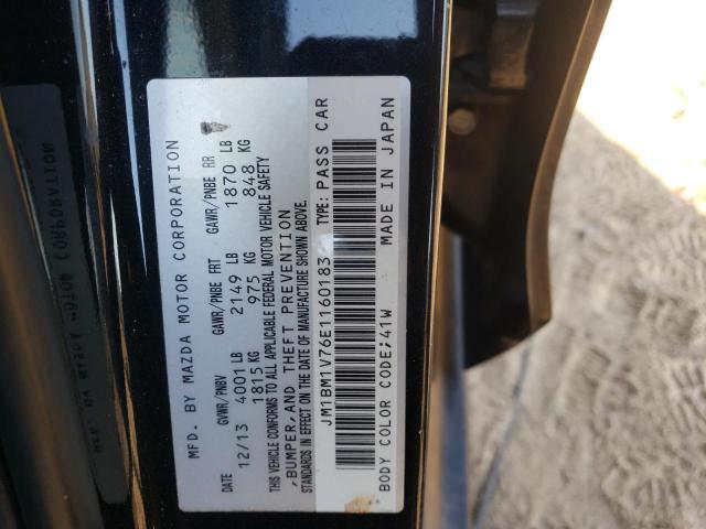 Photo 10 from auction – 2014 MAZDA 3 TOURING with VIN JM1BM1V76E1160183