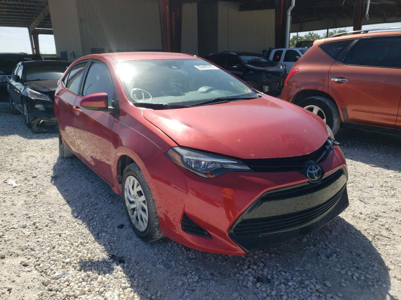 TOYOTA COROLLA L 2018 with VIN 5YFBURHE9JP770982 - Photo from auction