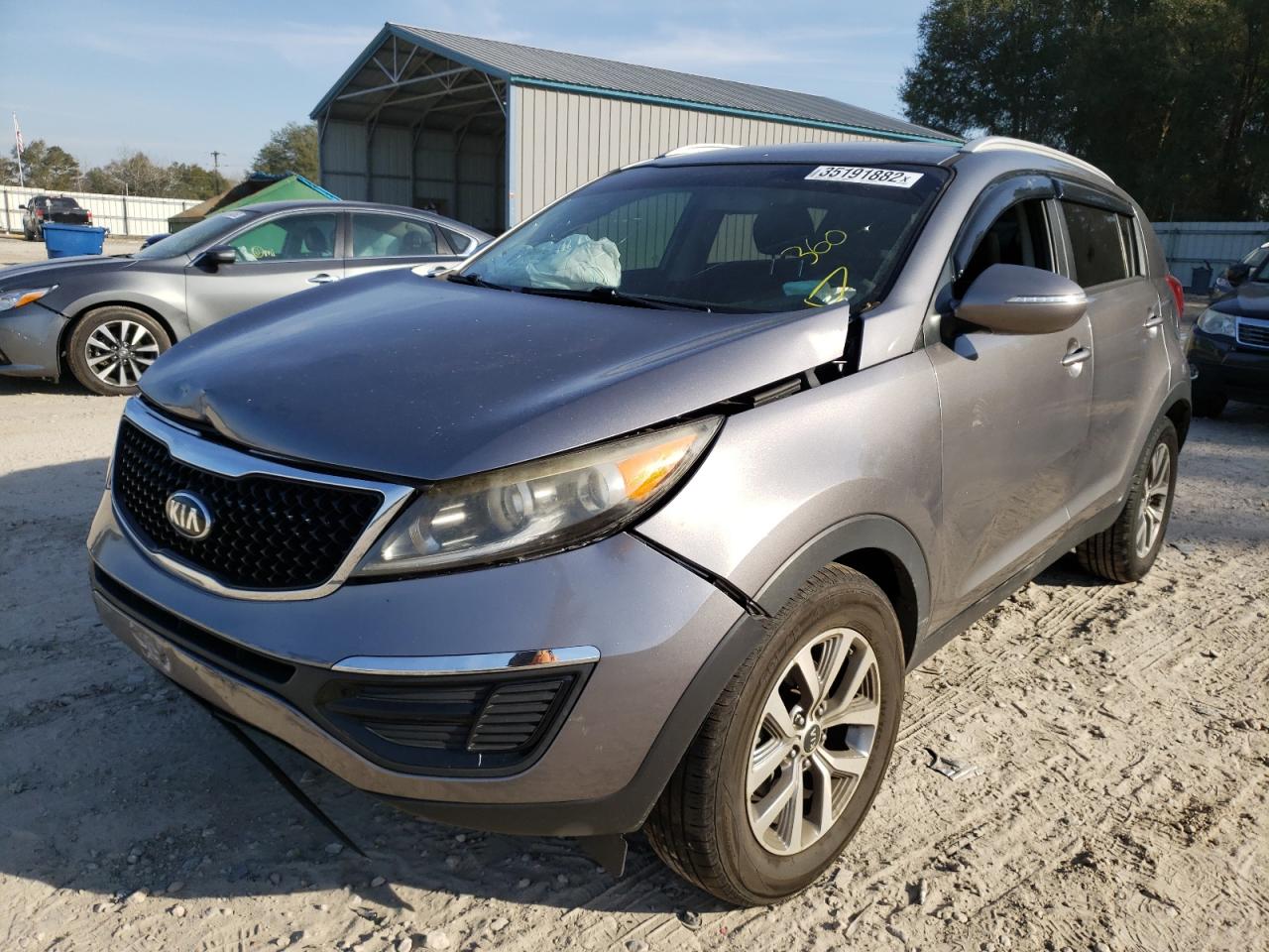 Photo 2 from auction – 2015 KIA SPORTAGE E with VIN KNDPB3AC8F7725011