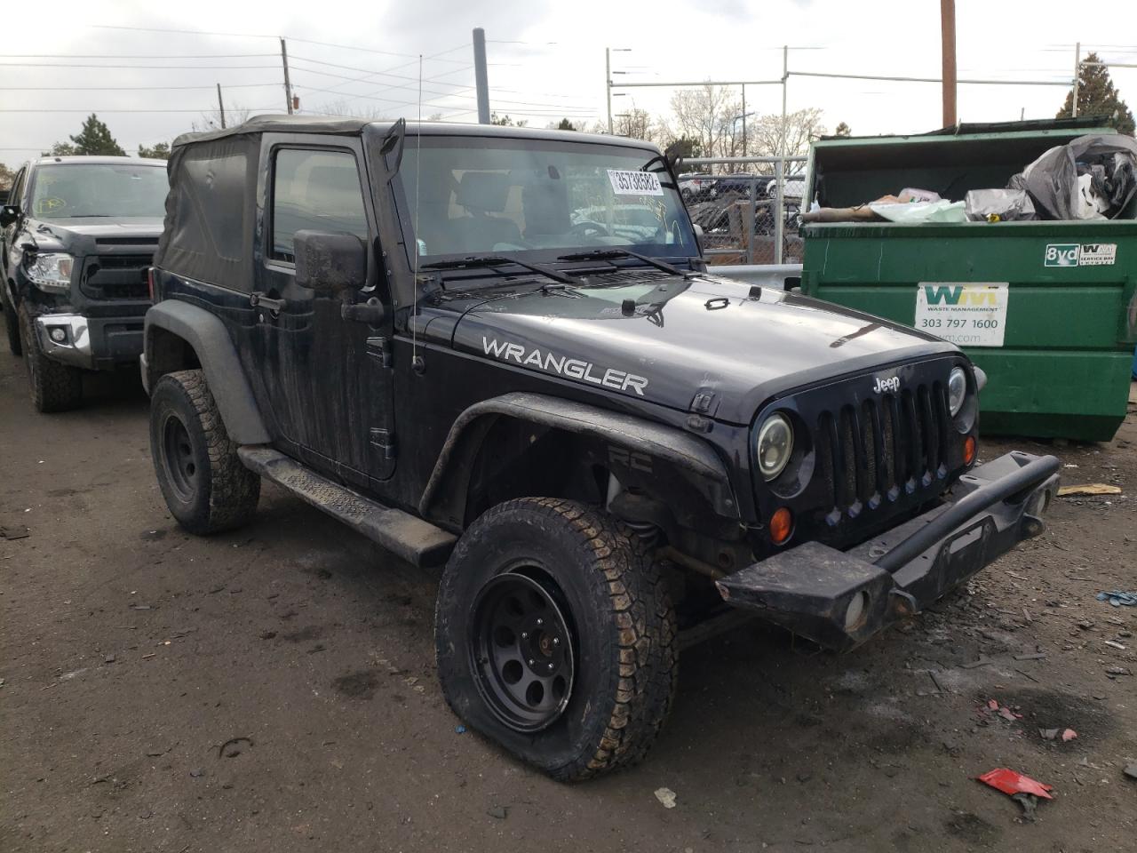 JEEP WRANGLER X 2009 with VIN 1J4FA24139L755381 - Photo from auction