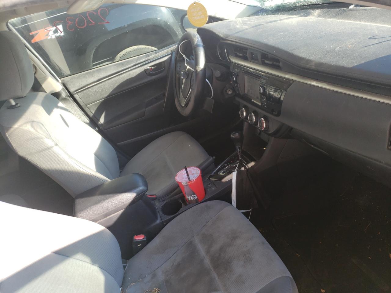 Photo 5 from auction – 2016 TOYOTA COROLLA L with VIN 2T1BURHE1GC497366