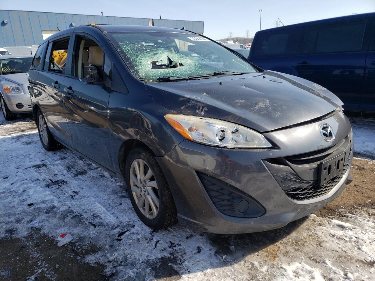 MAZDA 5 2013 with VIN JM1CW2BL5D0144826 - Photo from auction
