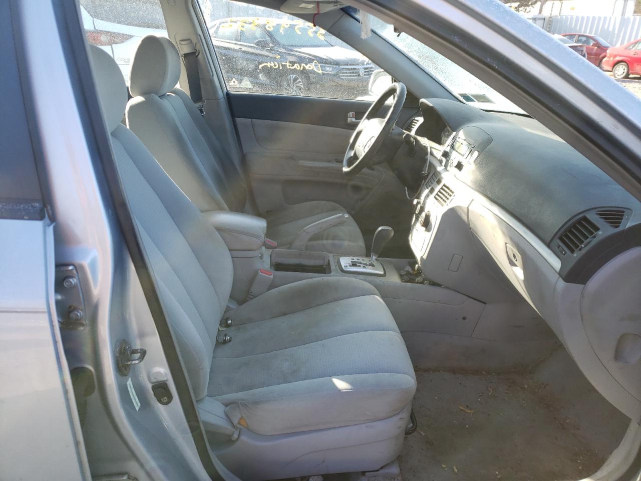 Photo 5 from auction – 2008 HYUNDAI SONATA GLS with VIN 5NPET46C48H302900