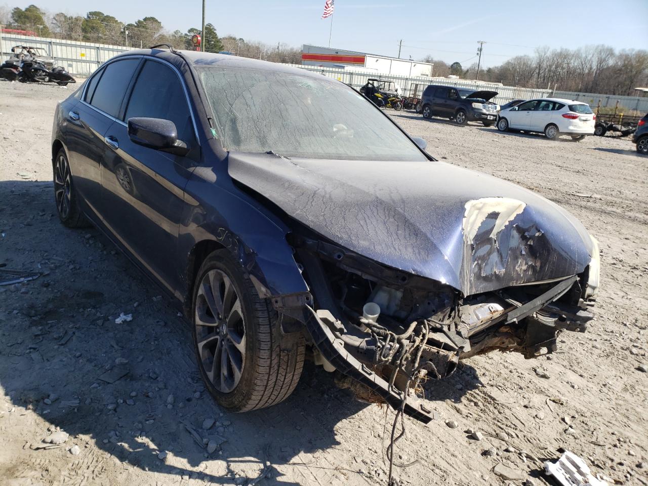 HONDA ACCORD SPO 2014 with VIN 1HGCR2F56EA268958 - Photo from auction