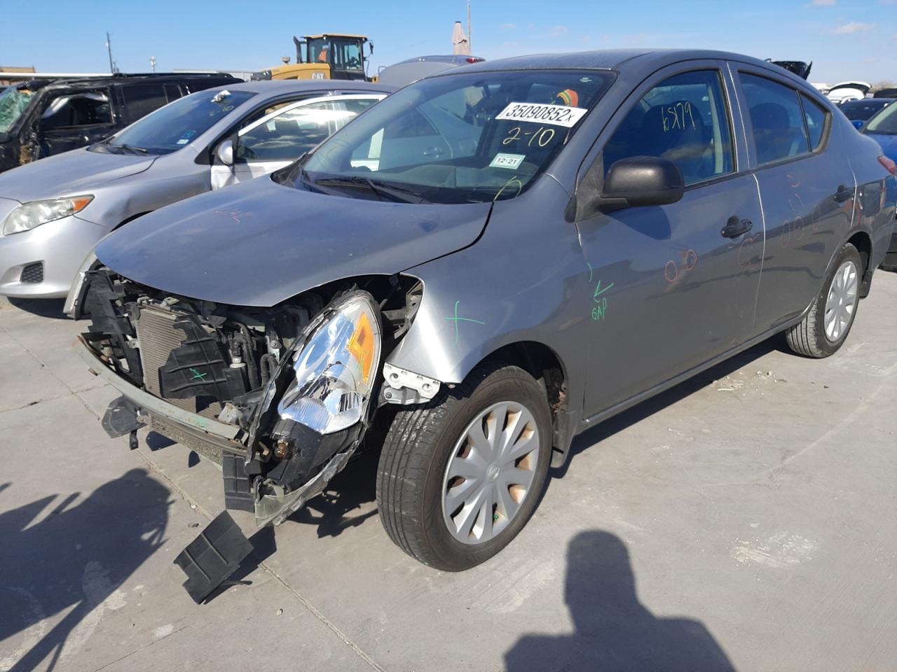 Photo 2 from auction – 2012 NISSAN VERSA S with VIN 3N1CN7AP9CL877406