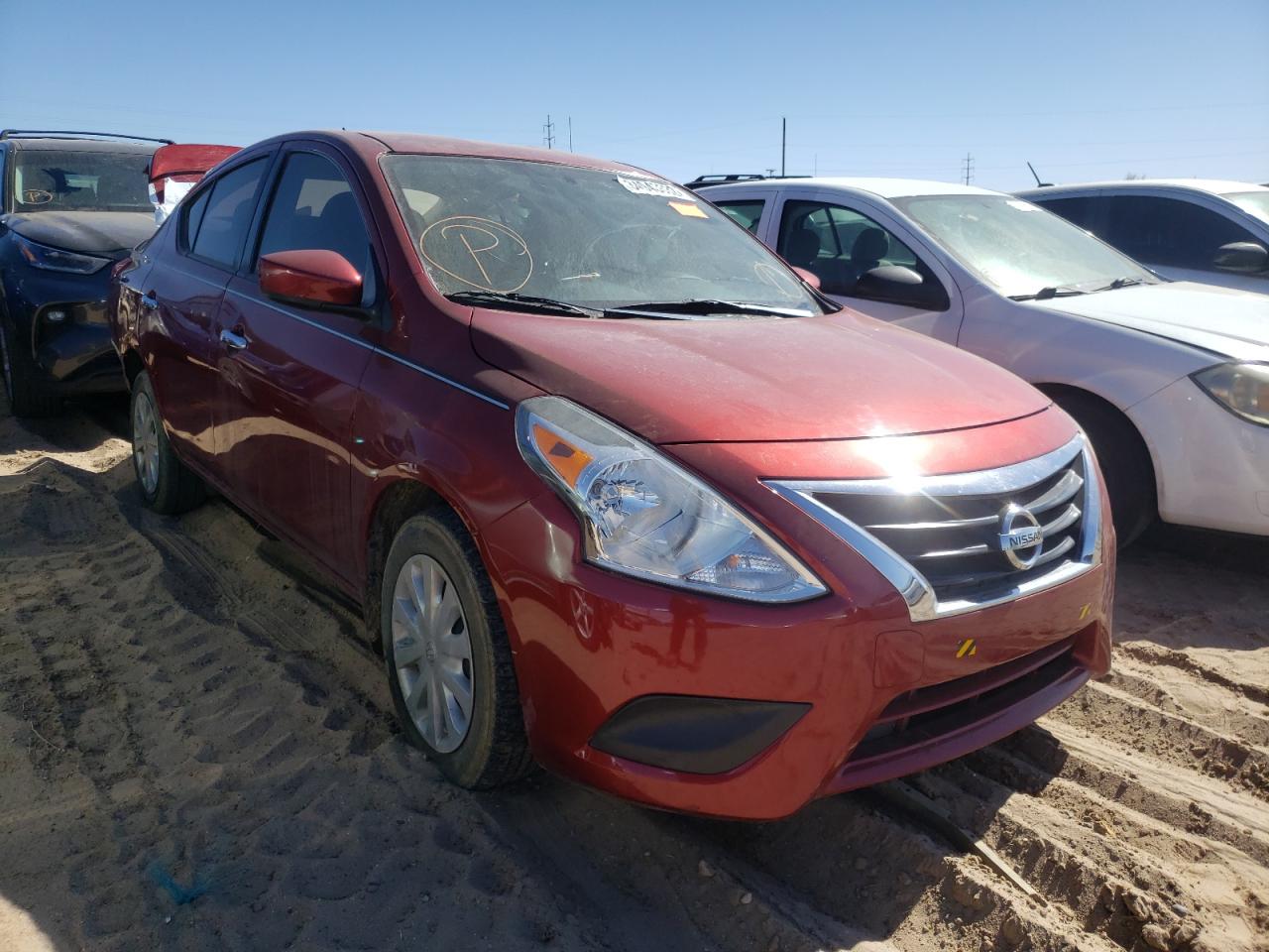 NISSAN VERSA S 2017 with VIN 3N1CN7AP7HL861163 - Photo from auction