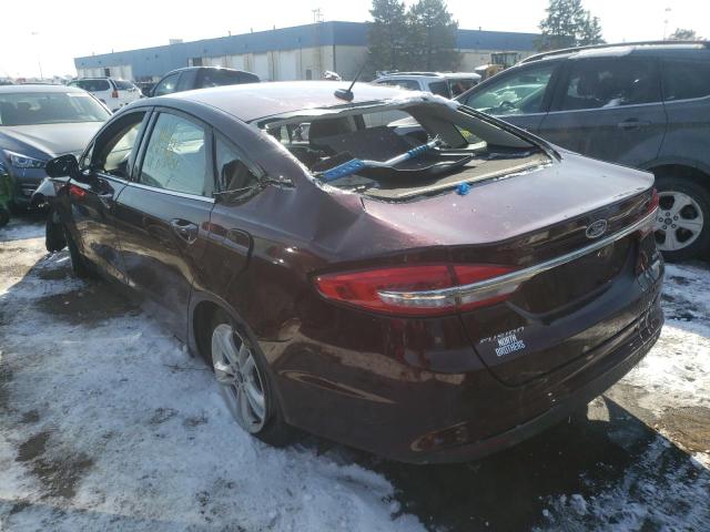 Photo 3 from auction – 2018 FORD FUSION SE with VIN 3FA6P0HD7JR179965