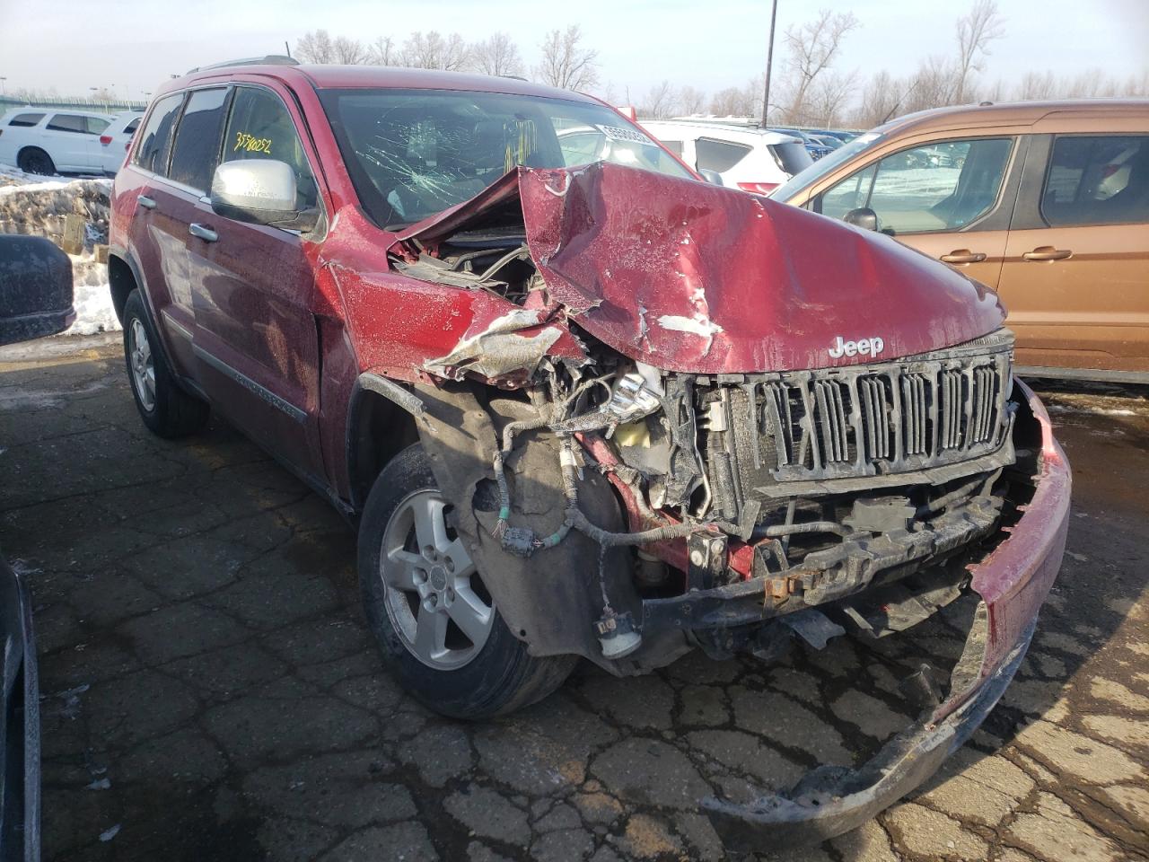 JEEP GRAND CHER 2012 with VIN 1C4RJFAG8CC250852 - Photo from auction