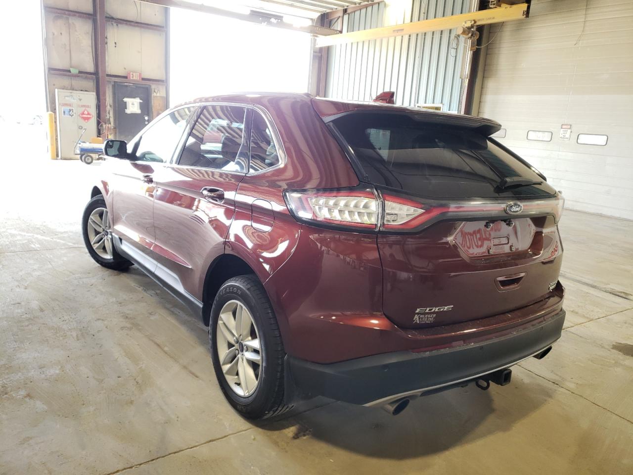 Photo 3 from auction – 2016 FORD EDGE SEL with VIN 2FMPK4J92GBB68918