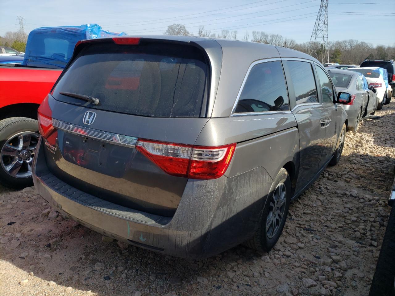 Photo 4 from auction – 2013 HONDA ODYSSEY EX with VIN 5FNRL5H44DB071972