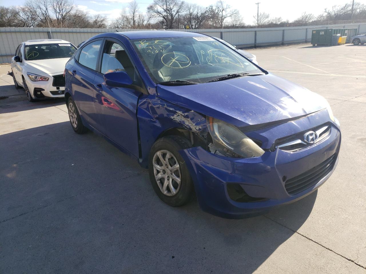 HYUNDAI ACCENT GLS 2014 with VIN KMHCT4AE0EU674392 - Photo from auction