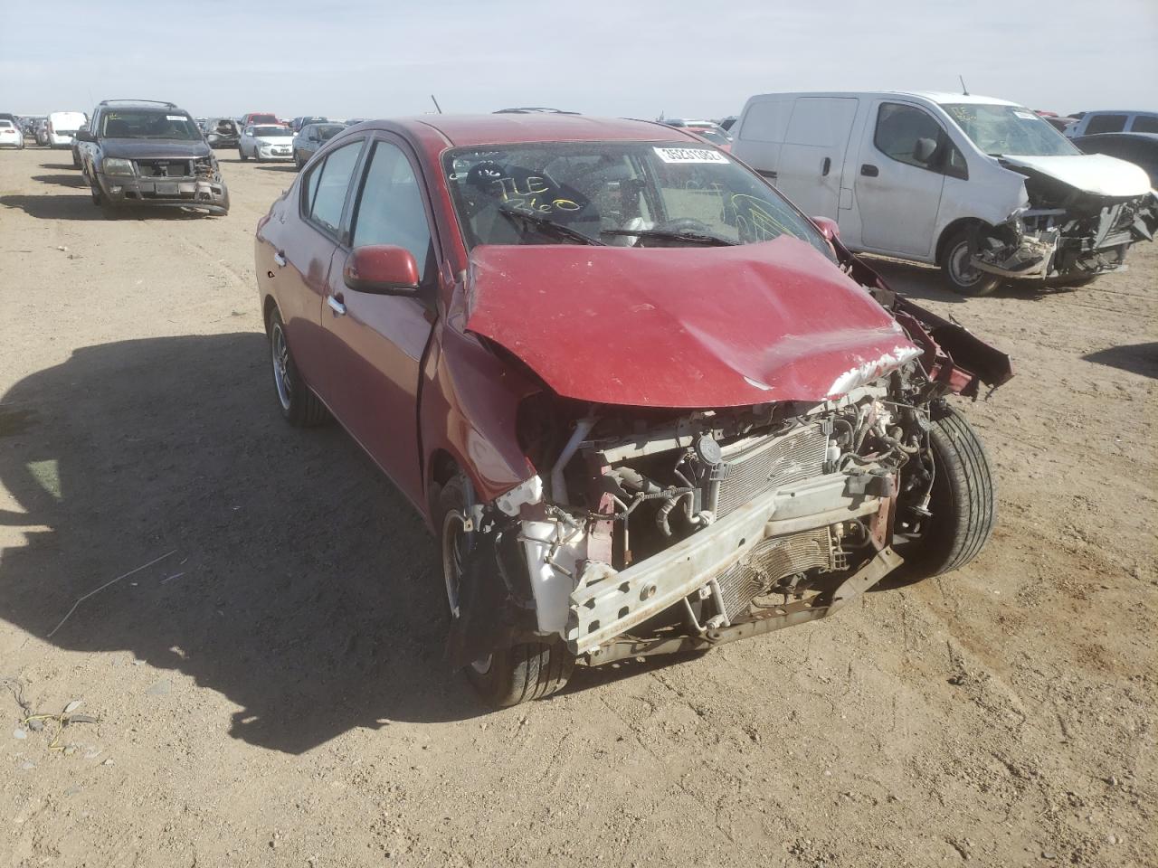 NISSAN VERSA S 2013 with VIN 3N1CN7AP8DL880847 - Photo from auction