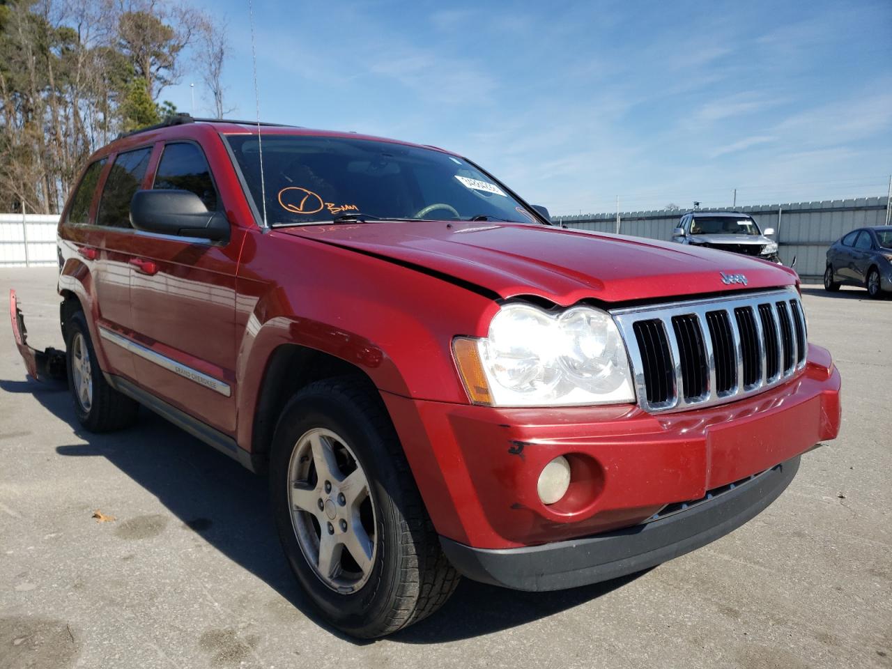 JEEP GRAND CHER 2005 with VIN 1J4HR58N75C530570 - Photo from auction