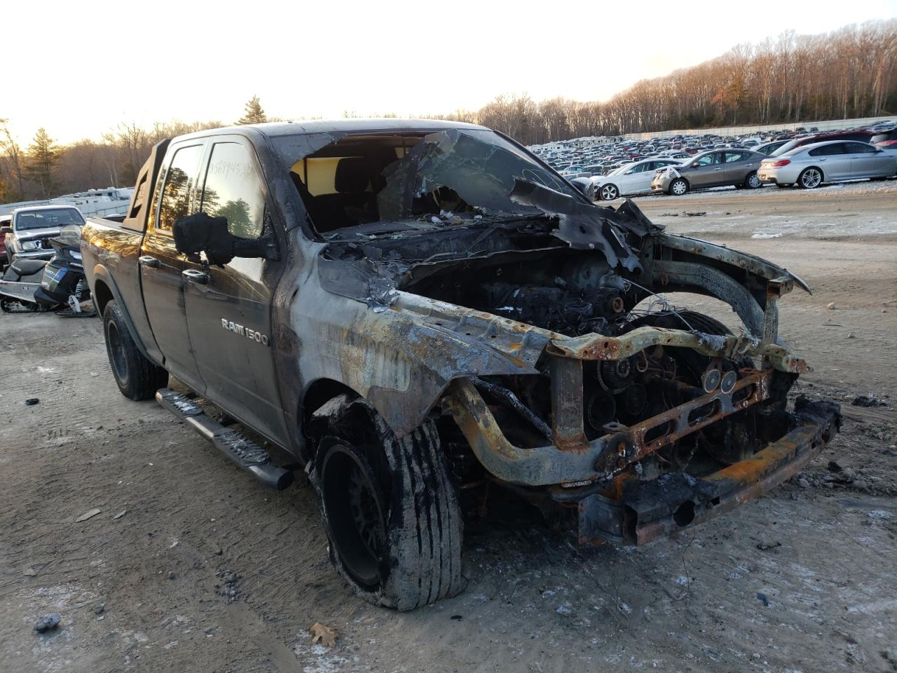 DODGE RAM 1500 S 2012 with VIN 1C6RD7HT5CS311491 - Photo from auction