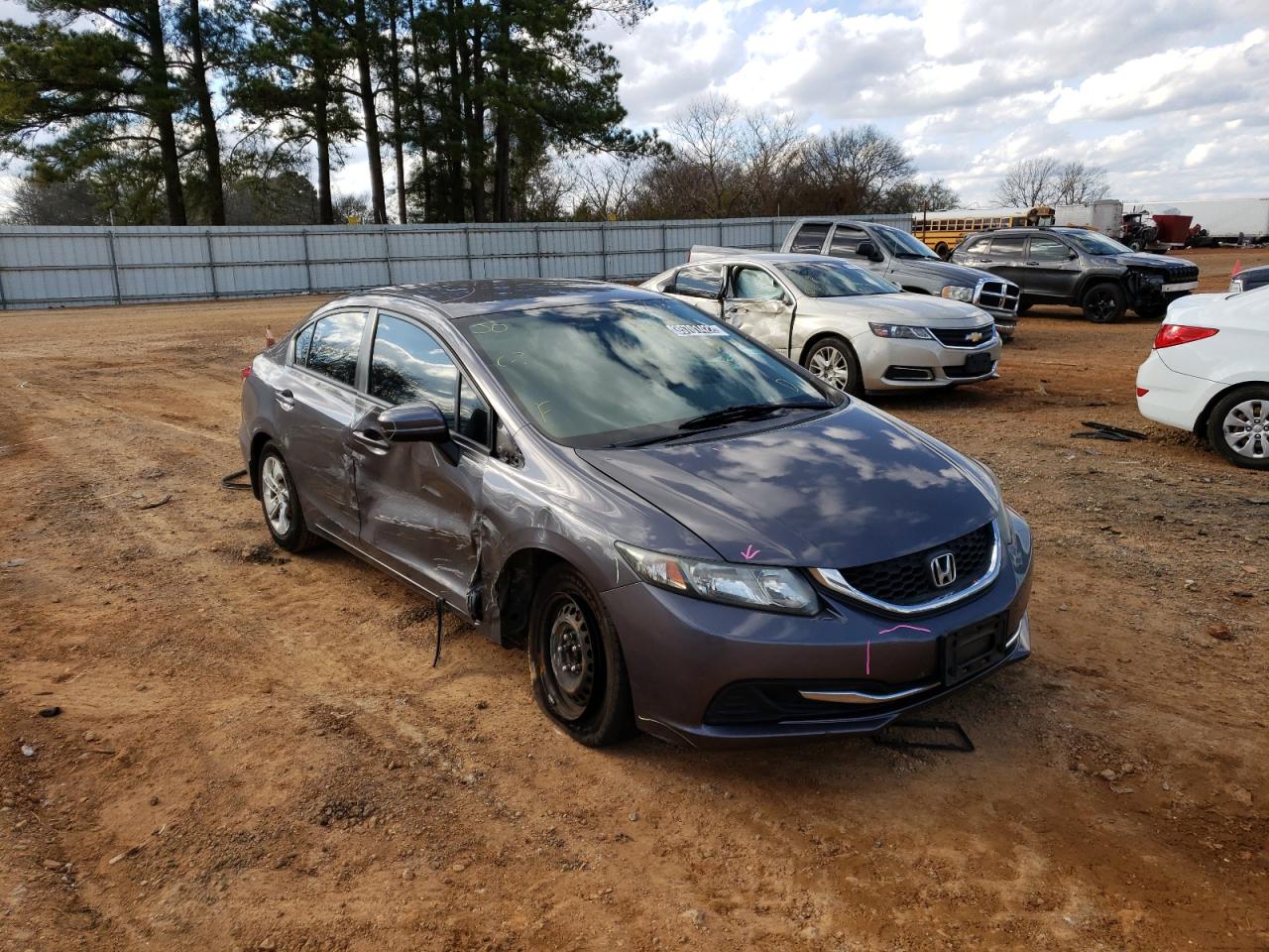 Photo 1 from auction – 2014 HONDA CIVIC LX with VIN 2HGFB2F51EH512969