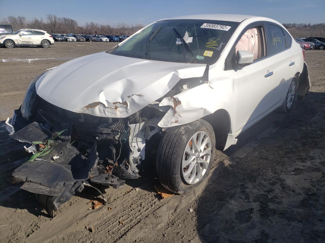 Photo 2 from auction – 2019 NISSAN SENTRA S with VIN 3N1AB7AP3KL606954