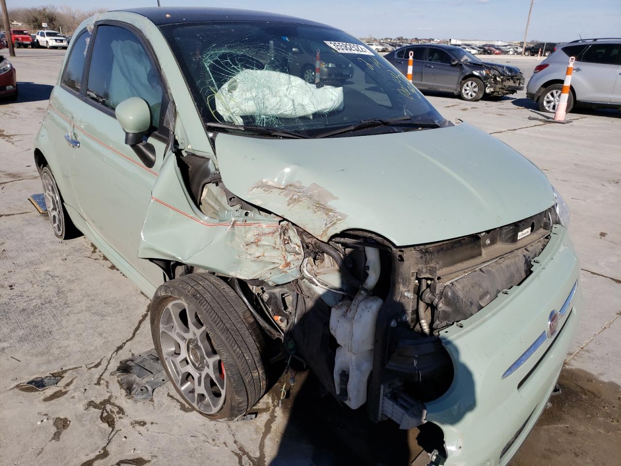 Photo 9 from auction – 2012 FIAT 500 SPORT with VIN 3C3CFFBR7CT103390