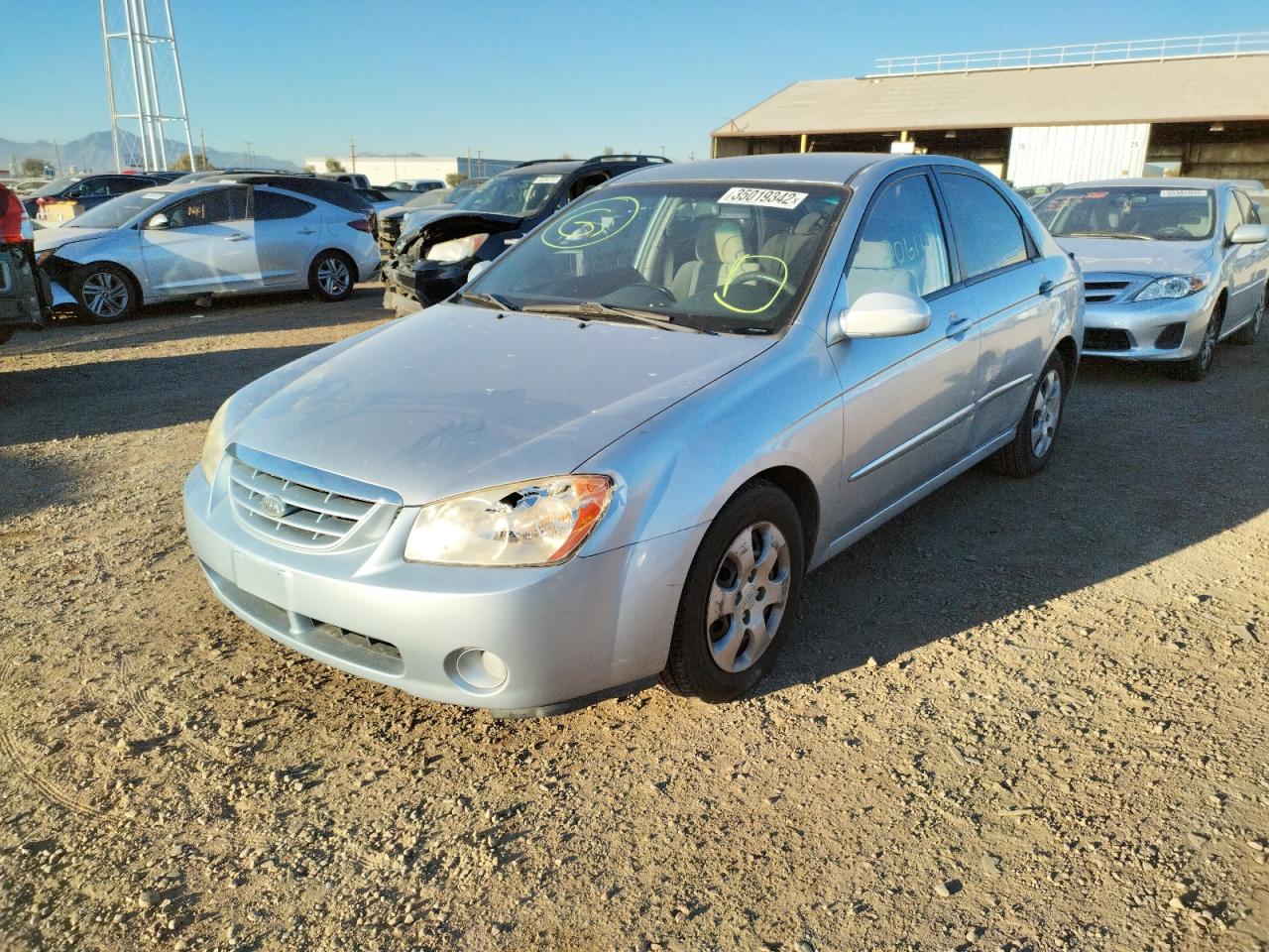 Photo 2 from auction – 2006 KIA SPECTRA LX with VIN KNAFE122X65290790
