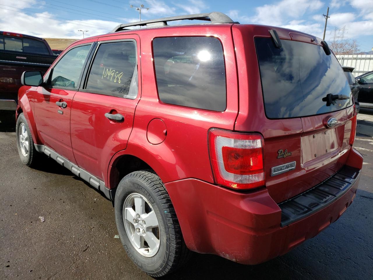 Photo 3 from auction – 2009 FORD ESCAPE XLT with VIN 1FMCU03G79KA57920