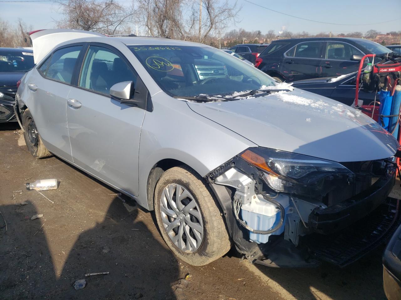 TOYOTA COROLLA L 2019 with VIN 2T1BURHE8KC147550 - Photo from auction