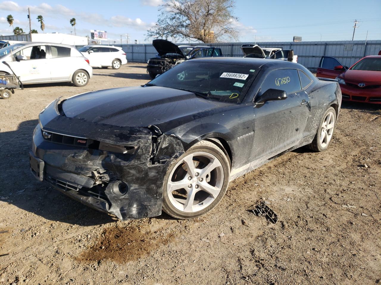 Photo 2 from auction – 2014 CHEVROLET CAMARO LT with VIN 2G1FC1E33E9189548