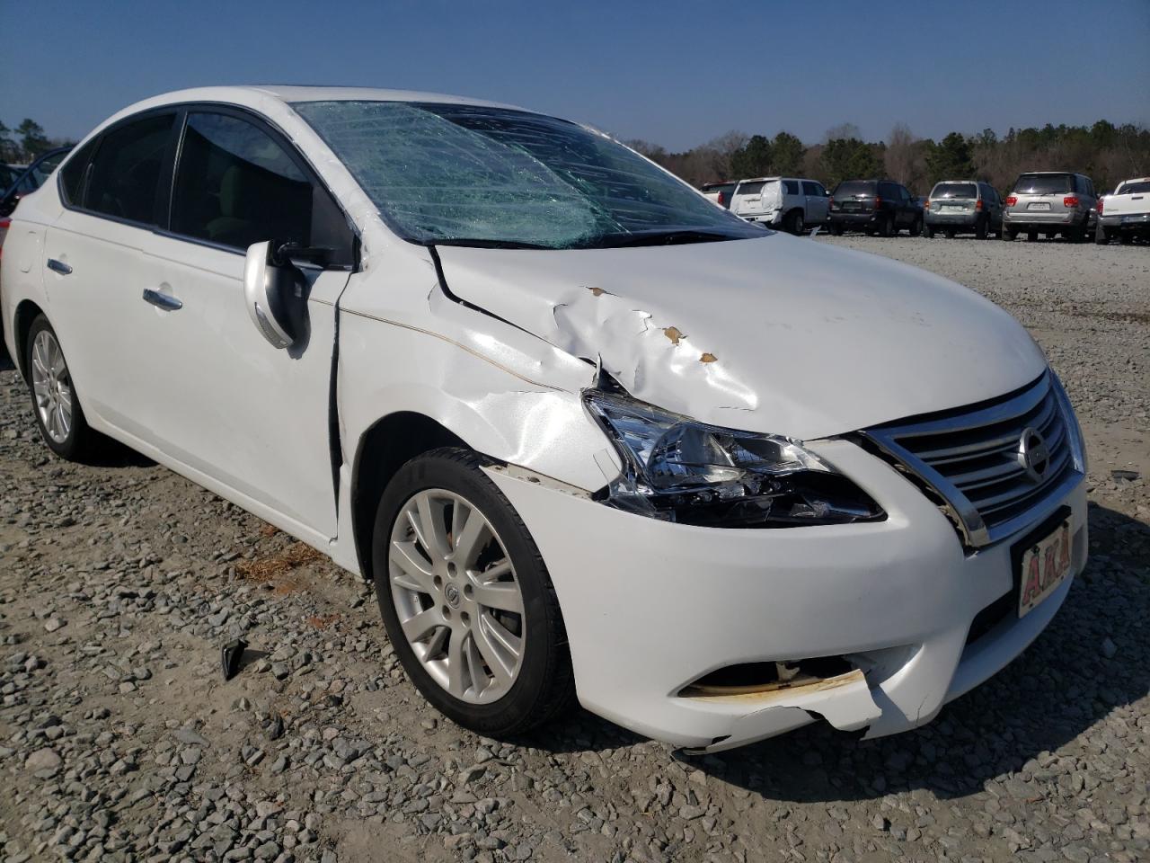 NISSAN SENTRA S 2015 with VIN 3N1AB7AP8FY352148 - Photo from auction