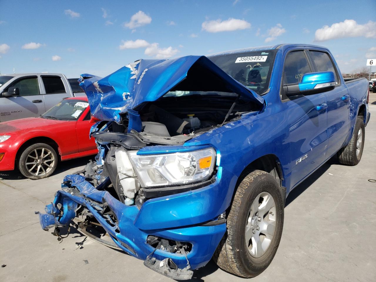 Photo 2 from auction – 2020 RAM 1500 BIG H with VIN 1C6RREFT8LN405405