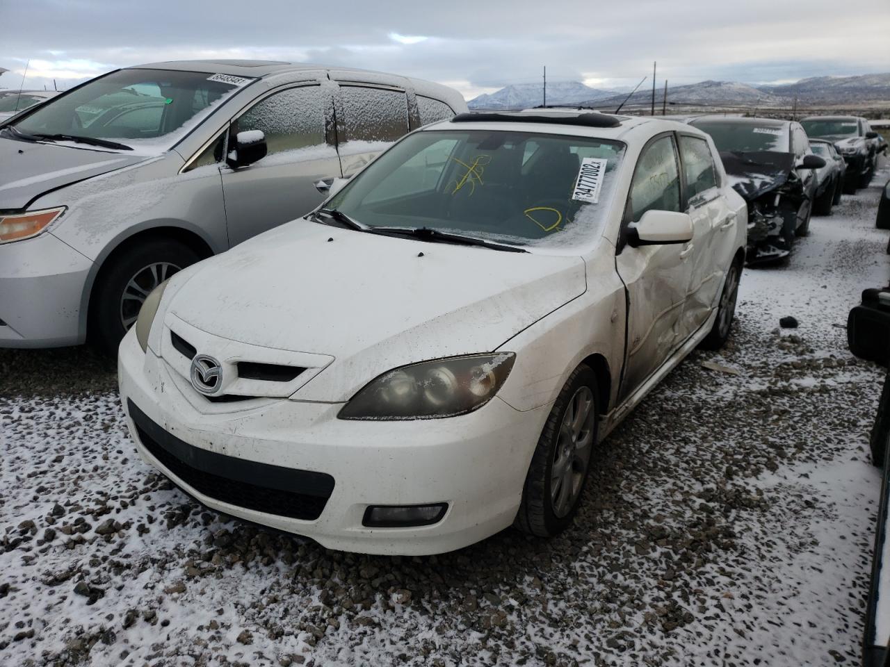 Photo 2 from auction – 2007 MAZDA 3 HATCHBAC with VIN JM1BK343671663134