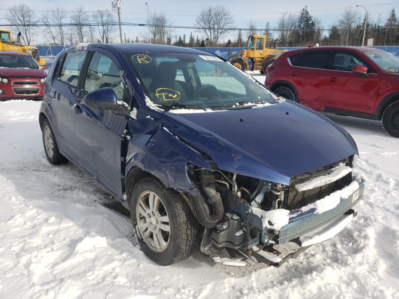 CHEVROLET SONIC LS 2012 with VIN 1G1JA6EH6C4191934 - Photo from auction