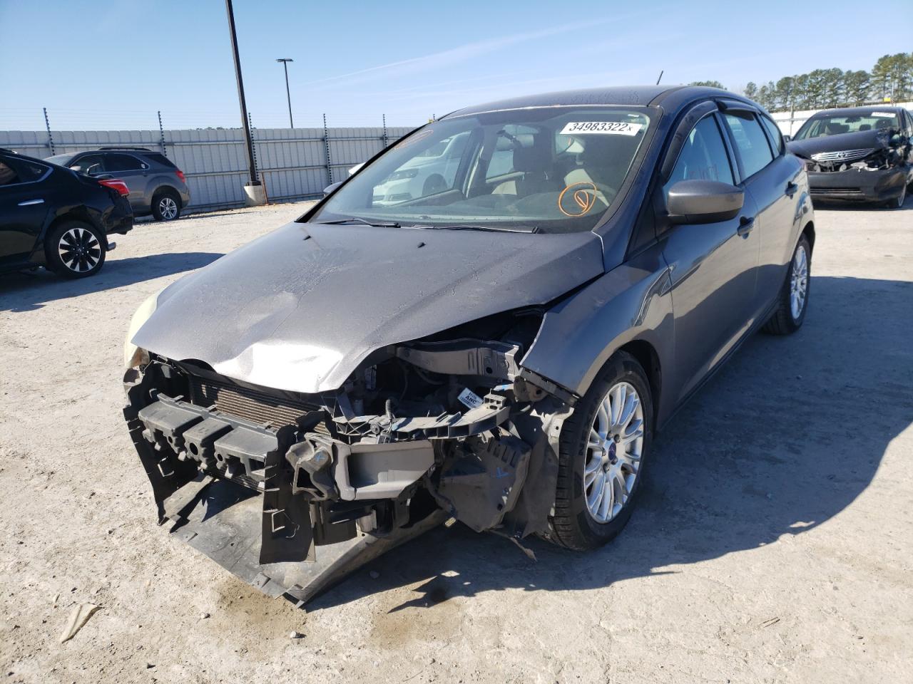 Photo 2 from auction – 2012 FORD FOCUS SE with VIN 1FAHP3K20CL132649