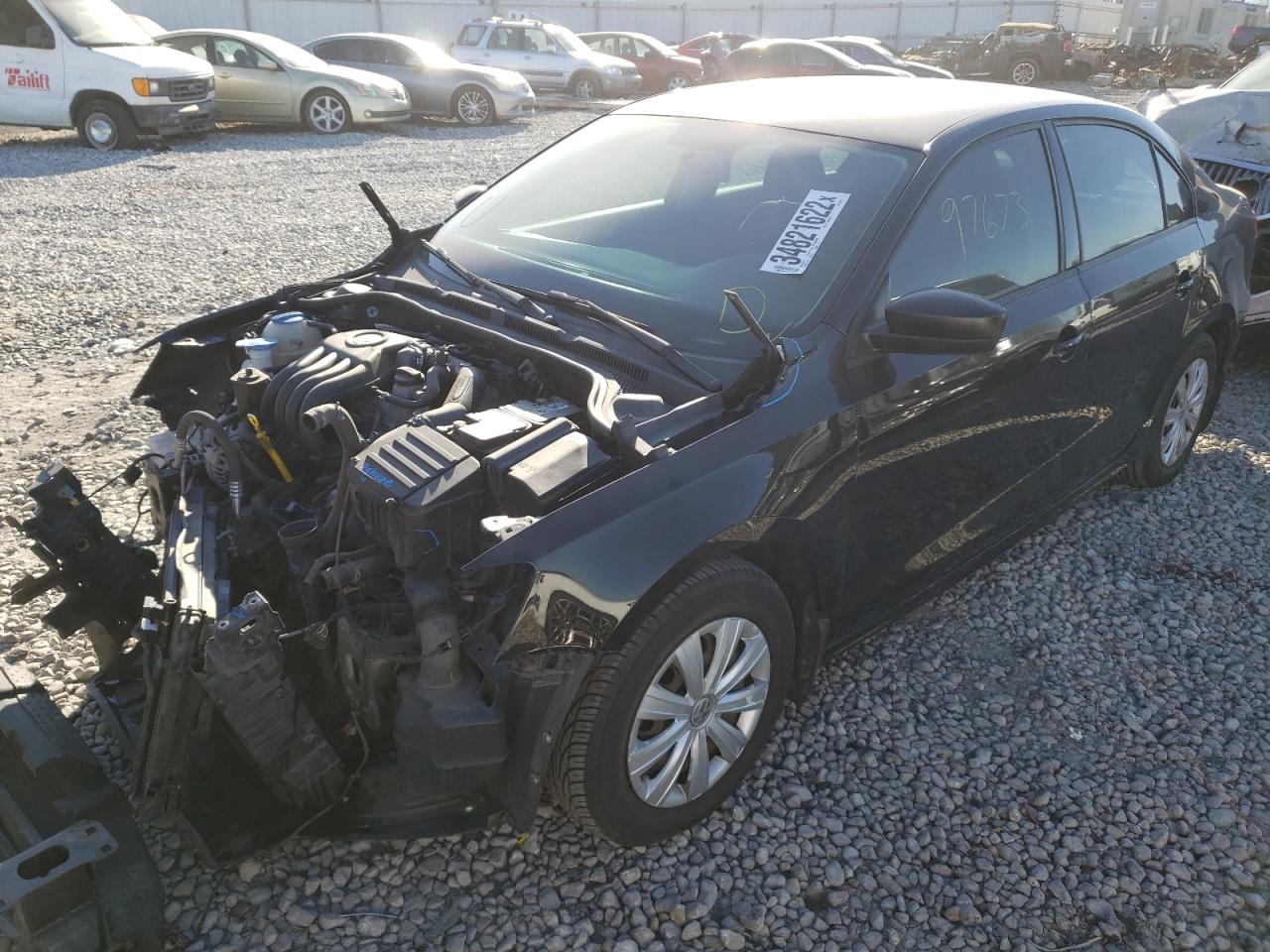 Photo 2 from auction – 2014 VOLKSWAGEN JETTA BASE with VIN 3VW2K7AJ9EM399253