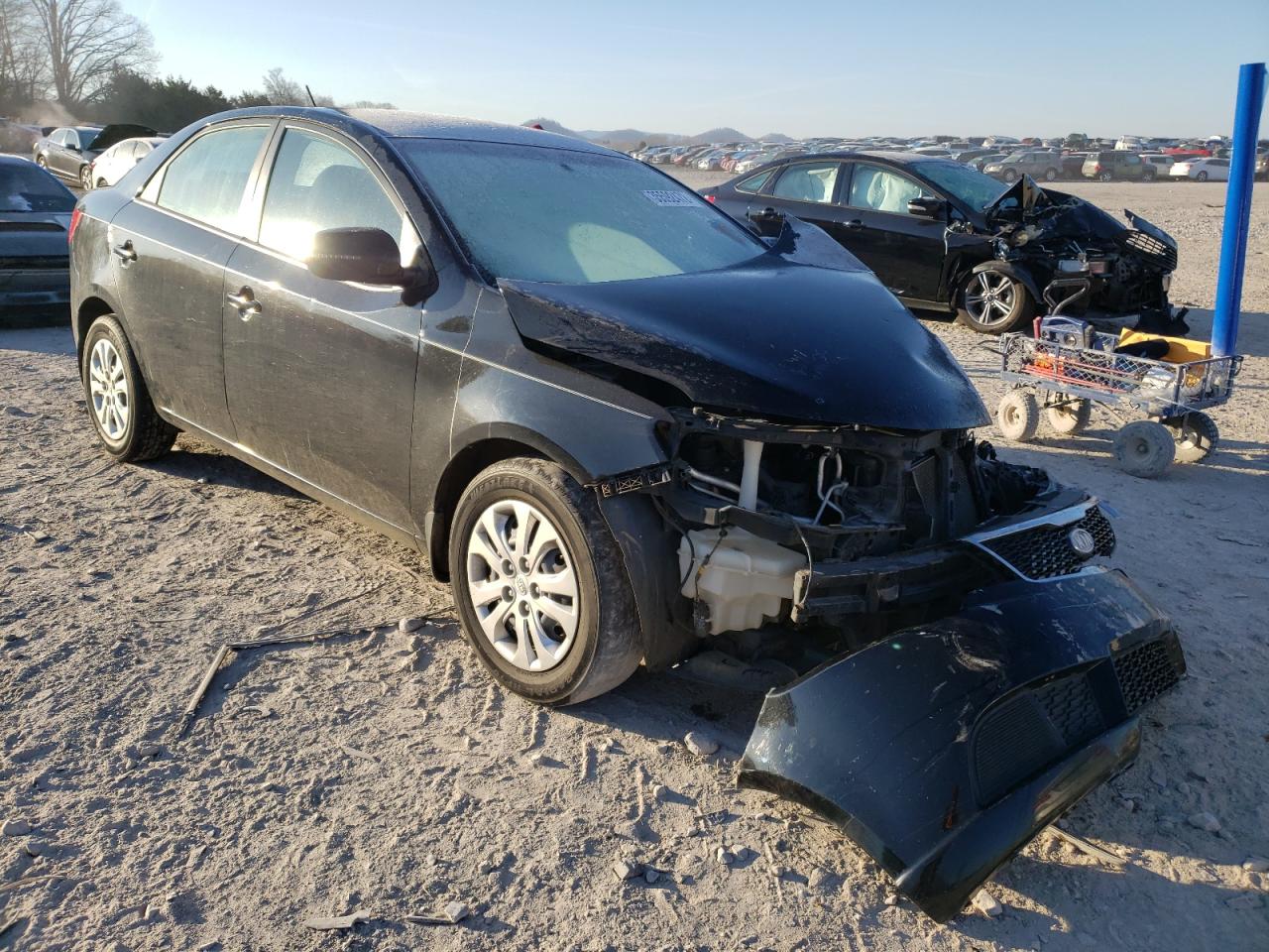 KIA FORTE EX 2012 with VIN KNAFU4A29C5597692 - Photo from auction
