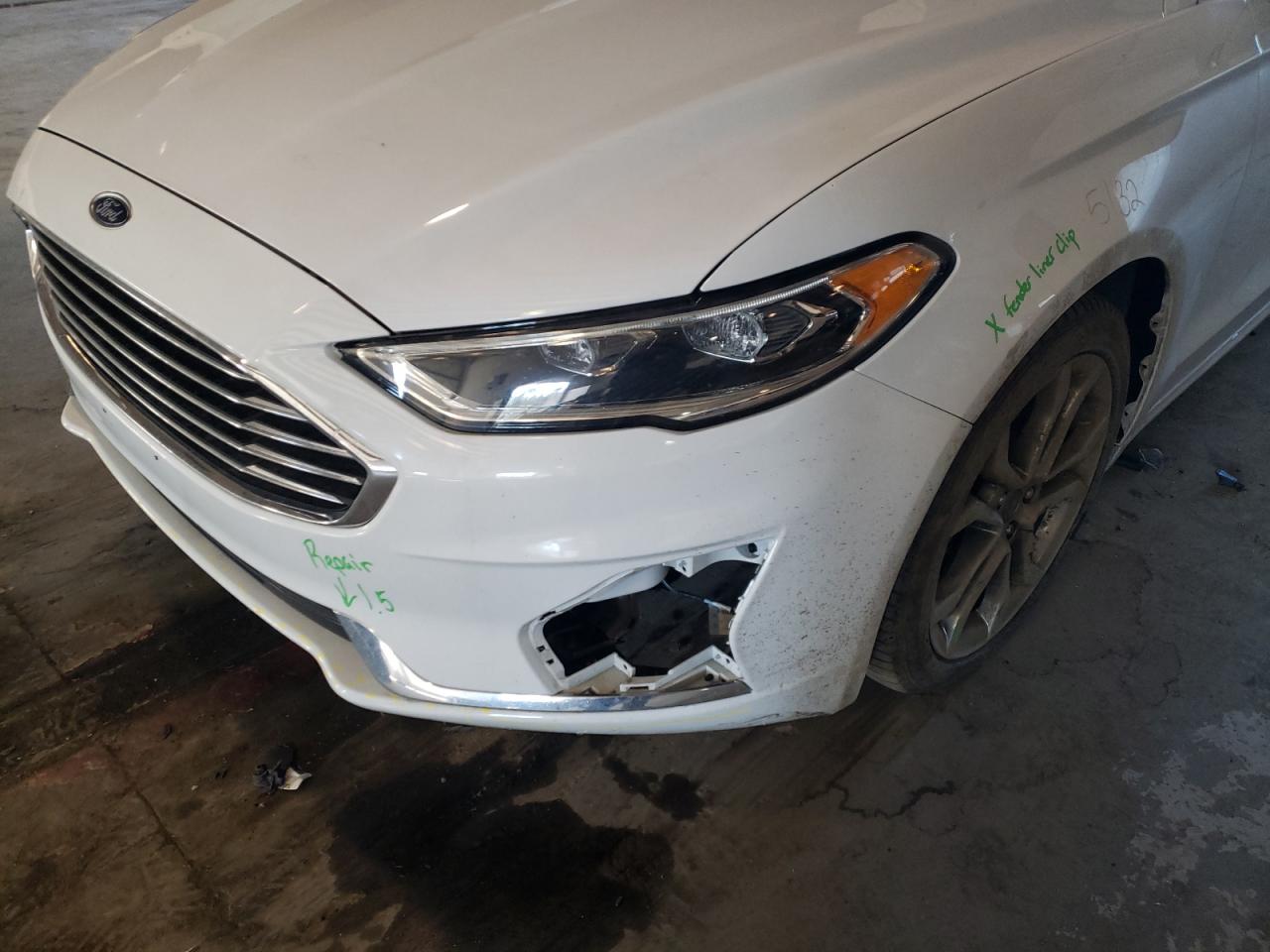 Photo 9 from auction – 2019 FORD FUSION SEL with VIN 3FA6P0CD7KR269433