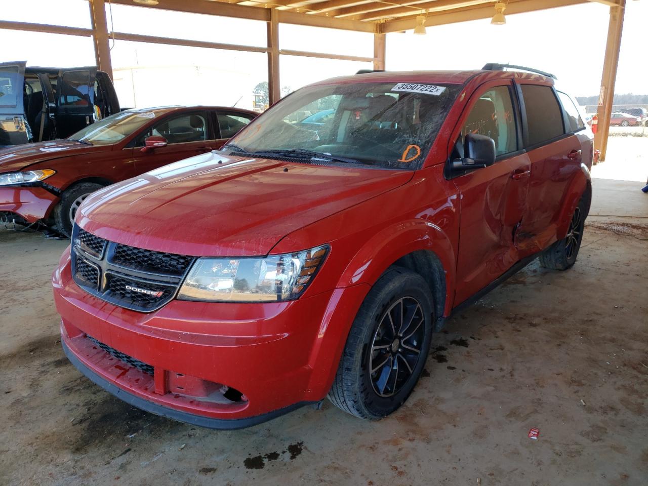 Photo 2 from auction – 2017 DODGE JOURNEY SE with VIN 3C4PDCAB3HT580783