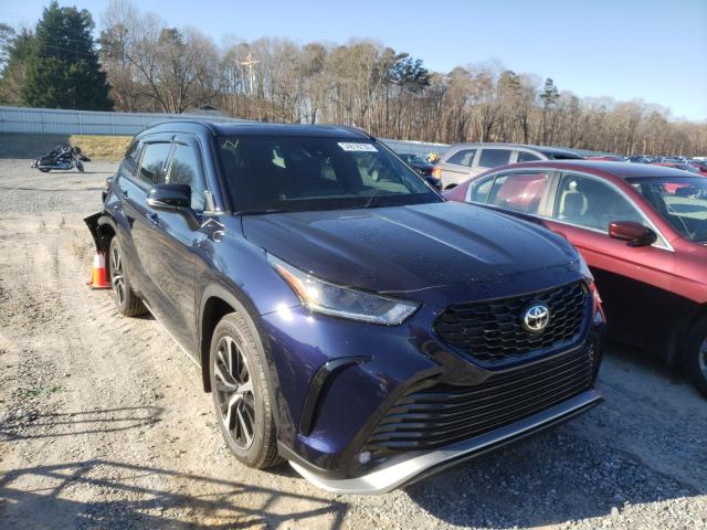 TOYOTA HIGHLANDER 2021 with VIN 5TDJZRBH4MS147698 - Photo from auction