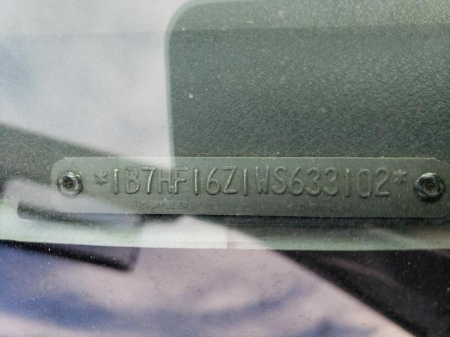 Photo 10 from auction – 1998 DODGE RAM 1500 with VIN 1B7HF16Z1WS633102